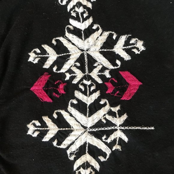 Free People Cold Shoulder Embroidered Top - Picture 10 of 11